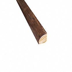 Prefinished Distressed Belmont Hickory Hardwood 1/2 in thick x .75 in wide x 78 in Length Shoe Molding